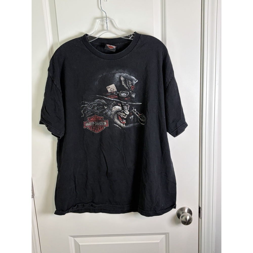 Harley Davidson Bowling Green Ky 2016 T shirt Men's XL Black Mad Man